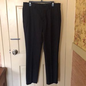Extremely slim fit trouser in black. 36R